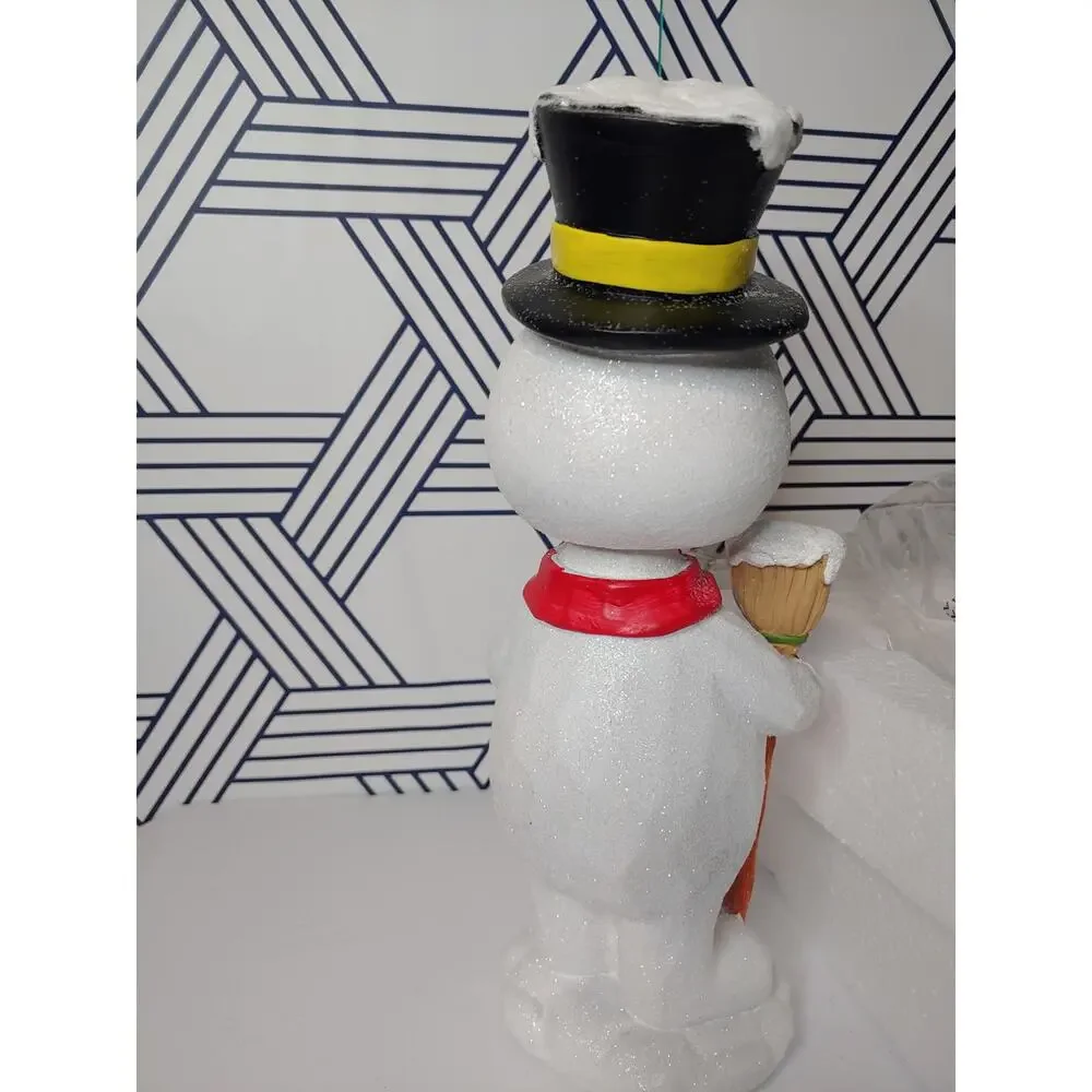 NIB Cracker Barrell Snowman with Bibble Head